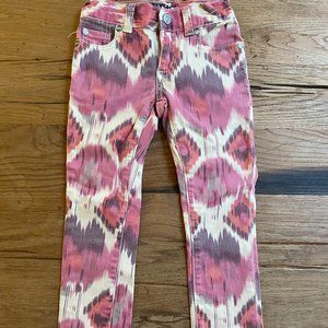 PEEK GIRLS JEANS WITH GREAT COLOR POP IN SIZE 4